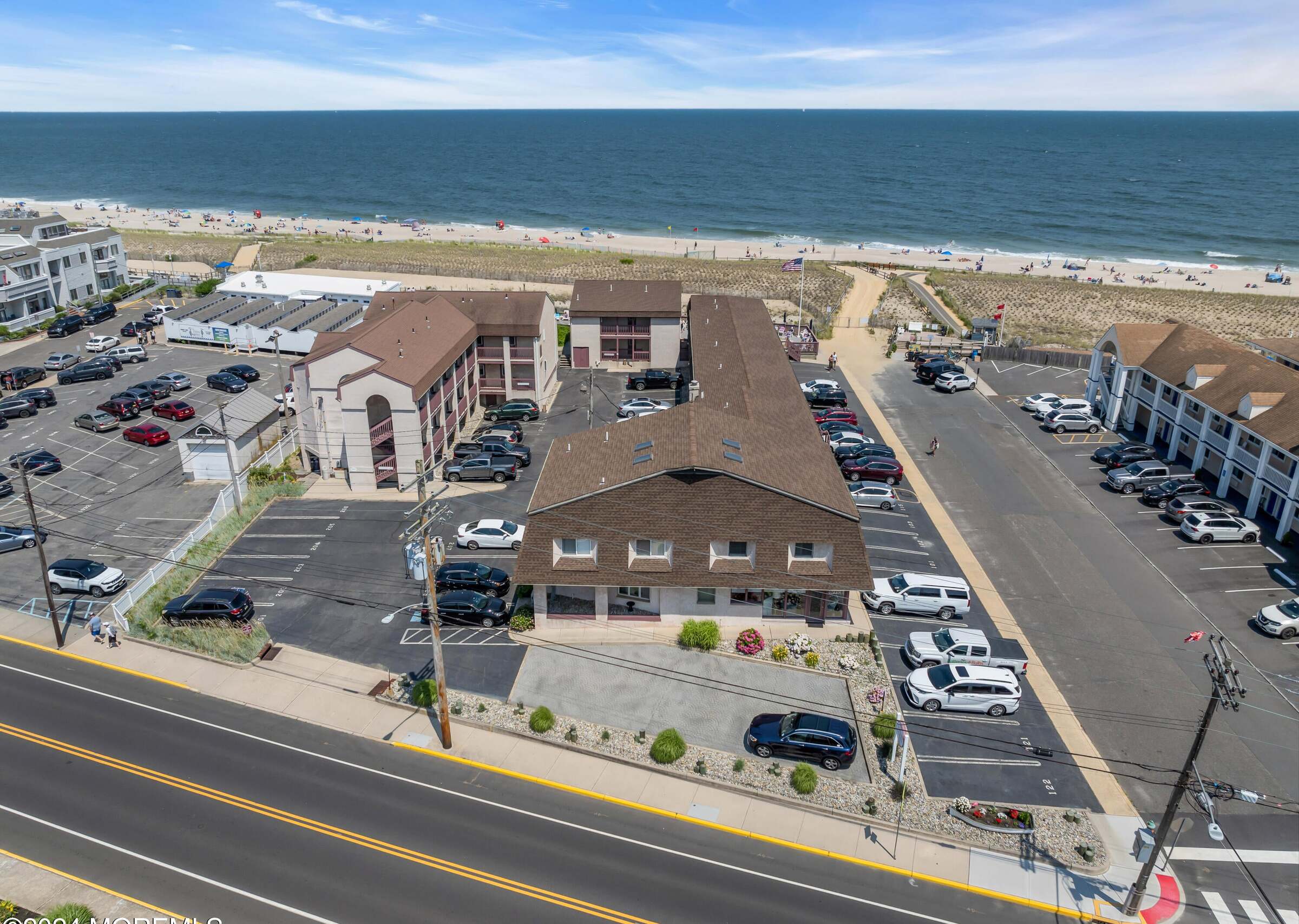 The Windswept aerial from ocean